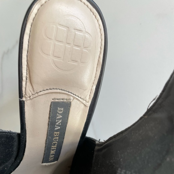 Dana Buchman Black Buckle Mules - Picture 10 of 10